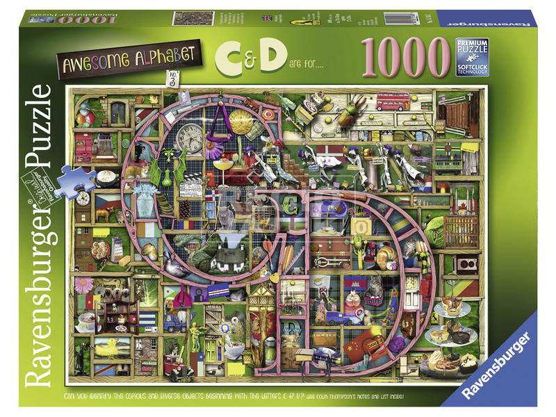 Ravensburger: Puzzle 1000 db - Csodás ABC