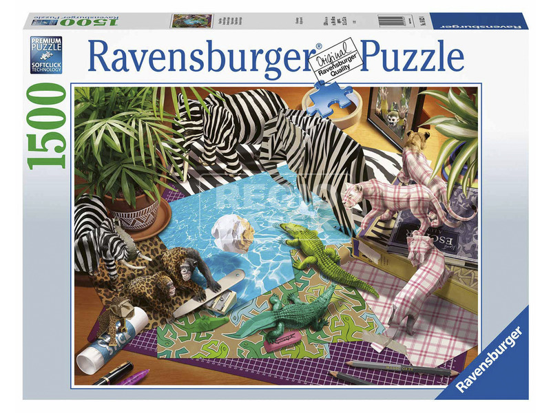 Ravensburger: Puzzle 1500 db - Origami kaland