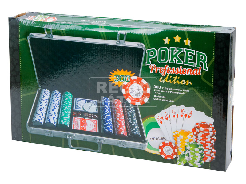 kép nagyítása Alu bőröndös póker készlet 300 darab zsetonnal