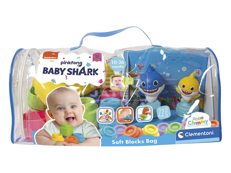 Clemmy Baby - Baby Shark szett táskában kép nagyítása
