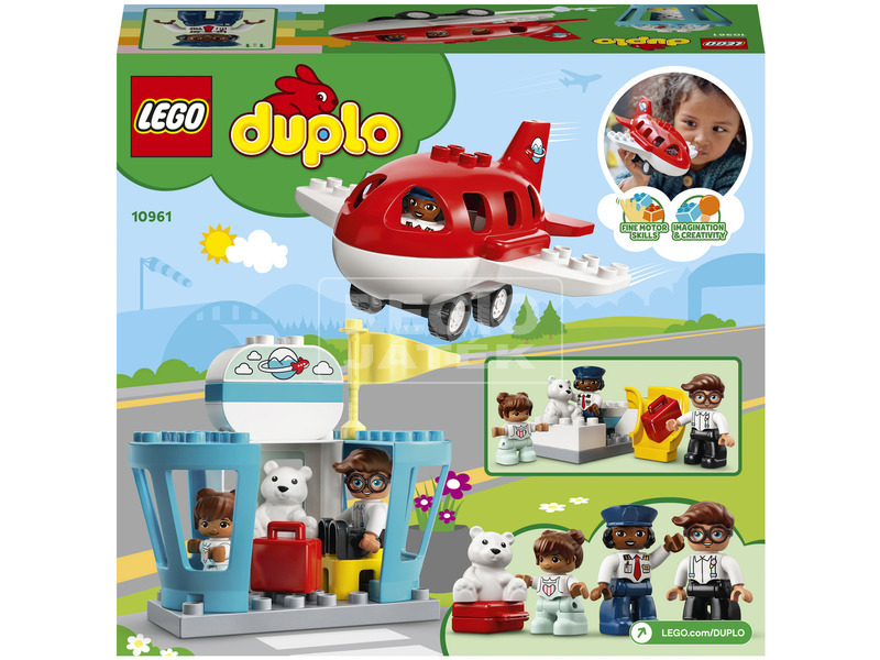 kép nagyítása LEGO DUPLO Town 10961 Repülőgép és repülőtér