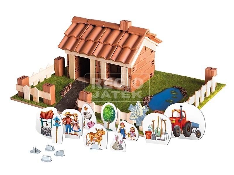 Trefl: Brick Trick vidéki ház építőjáték kép nagyítása