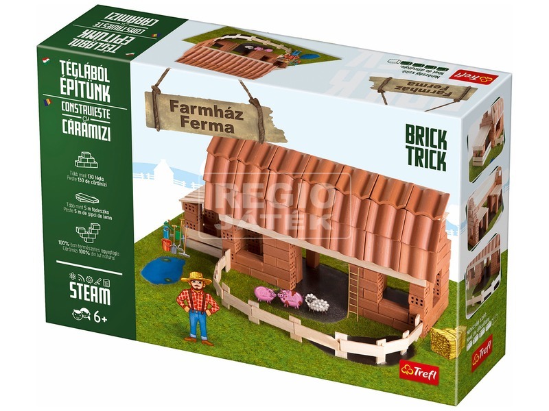 Trefl: Brick Trick farm ház építőjáték