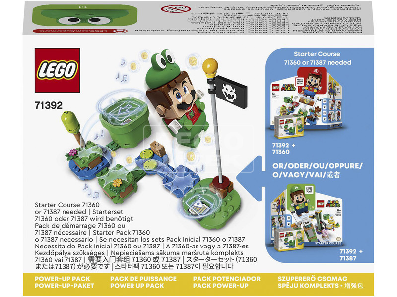 LEGO Super Mario 71392 Frog Mario szupererő csomag kép nagyítása