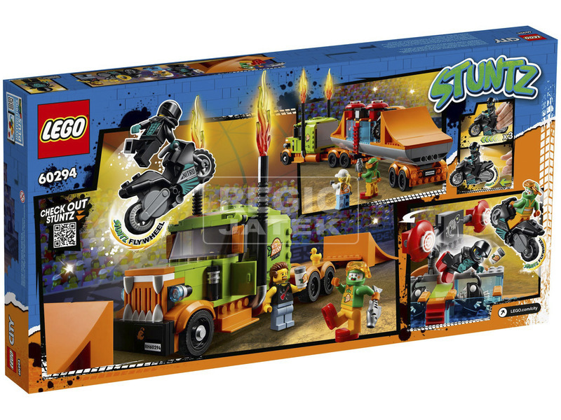 LEGO City Stuntz 60294 Kaszkadőr show teherautó kép nagyítása