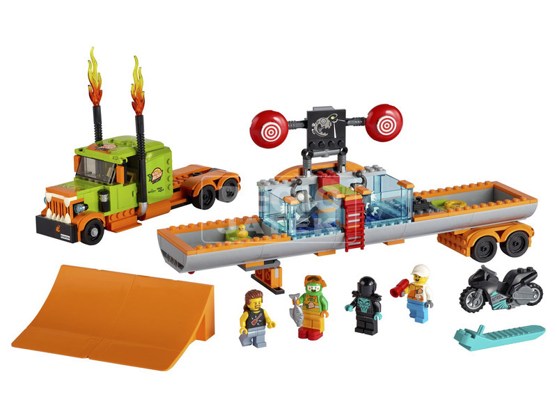 LEGO City Stuntz 60294 Kaszkadőr show teherautó kép nagyítása
