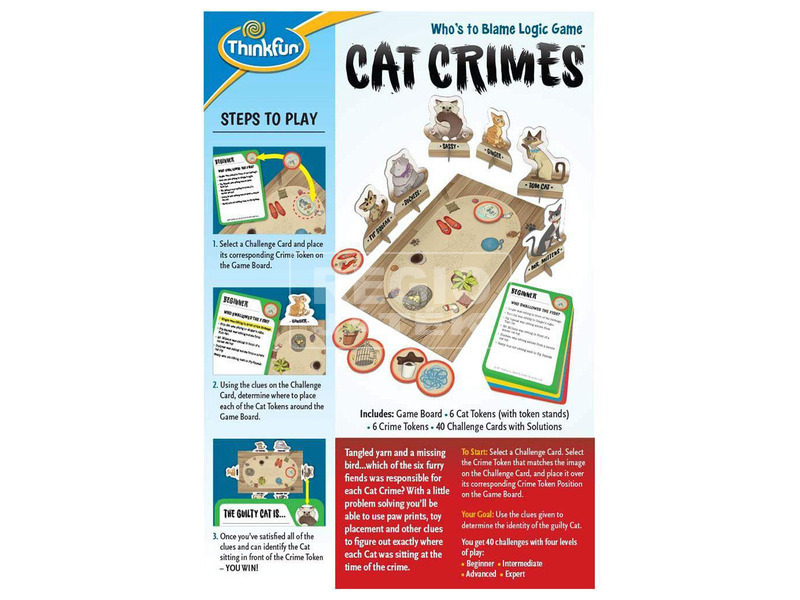 Thinkfun: Cat Crimes - Zsivány cicák kép nagyítása