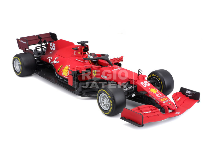 Bburago 1 /18 versenyautó - Ferrari, 2021-es szezon autó kép nagyítása