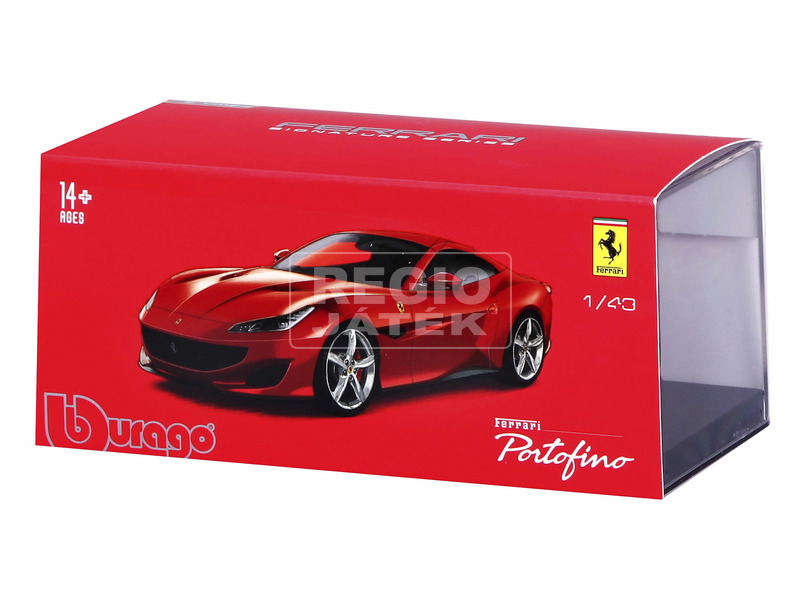 Bburago 1 /43 versenyautó - Ferrari Portofino kép nagyítása