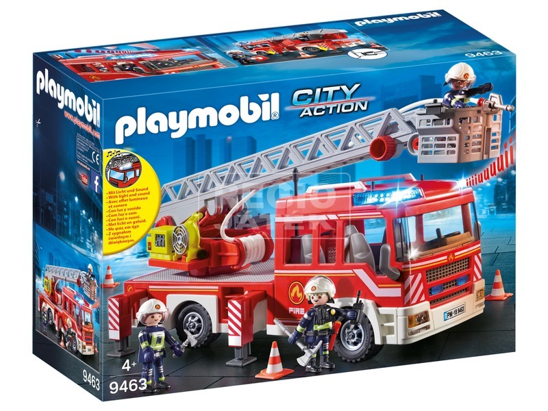 Playmobil létrás tűzoltóautó 9463