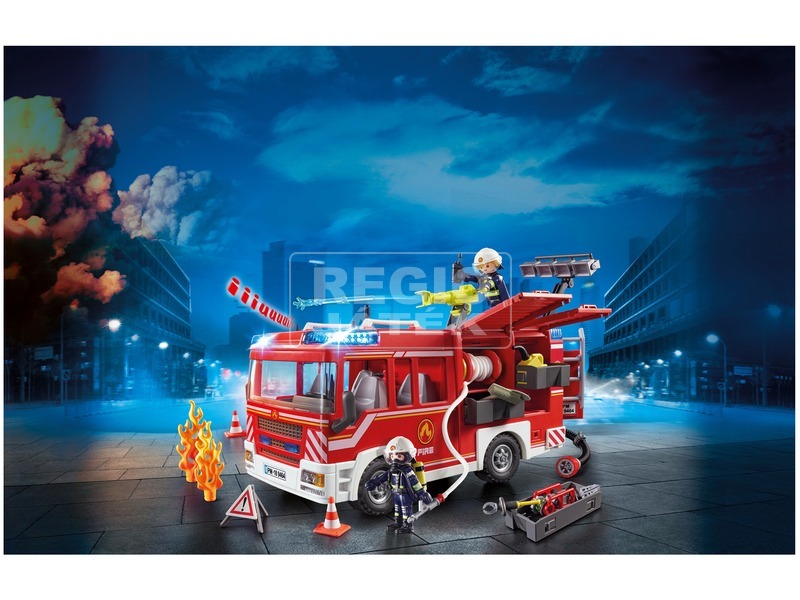 Playmobil tűzoltóautó vízágyúval 9464 kép nagyítása