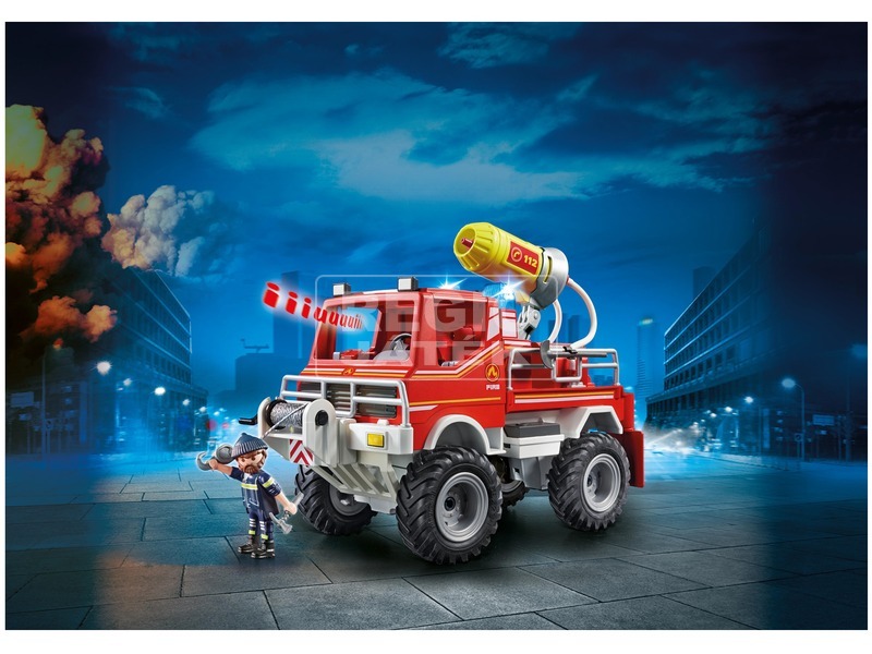 Playmobil tűzoltóautó kábeldobbal 9466 kép nagyítása