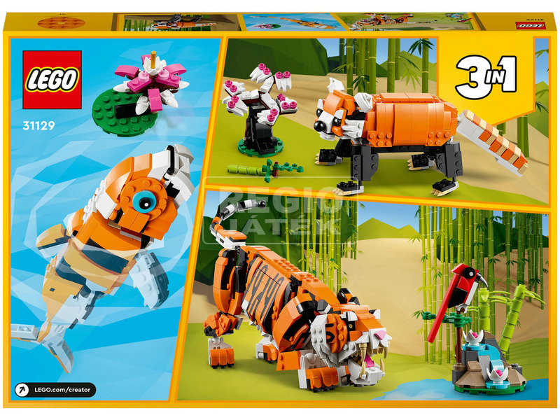 LEGO Creator 31129 Fenséges tigris kép nagyítása