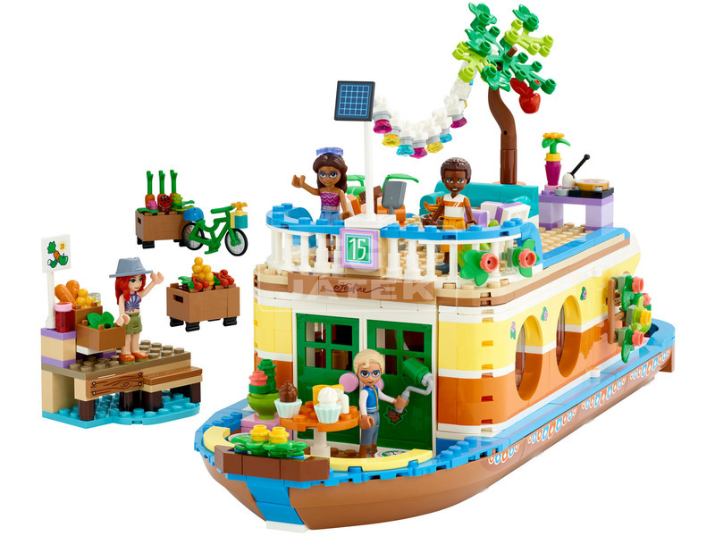LEGO Friends 41702 Lakóhajó a csatornán kép nagyítása