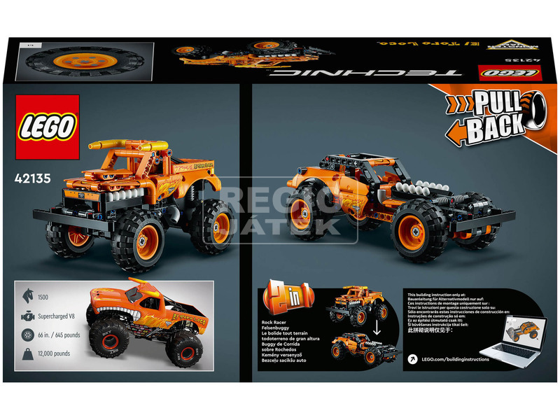 LEGO Technic 42135 Monster Jam™ El Toro Loco™ kép nagyítása