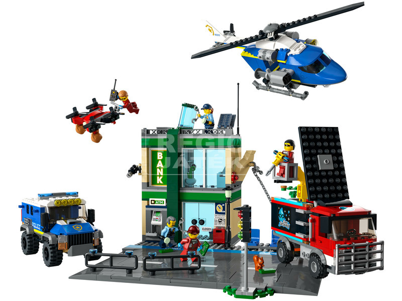 LEGO City 60317 Rendőrségi üldözés a banknál kép nagyítása
