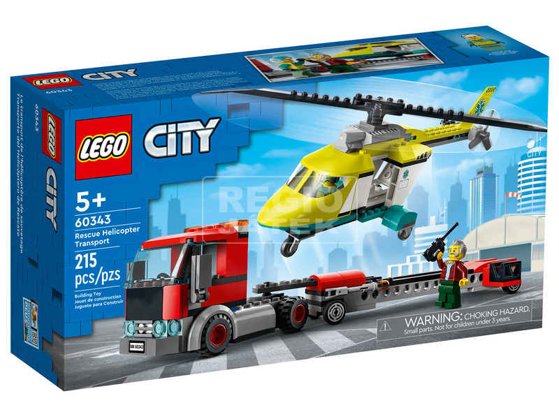LEGO City 60343 Mentőhelikopteres szállítás kép nagyítása