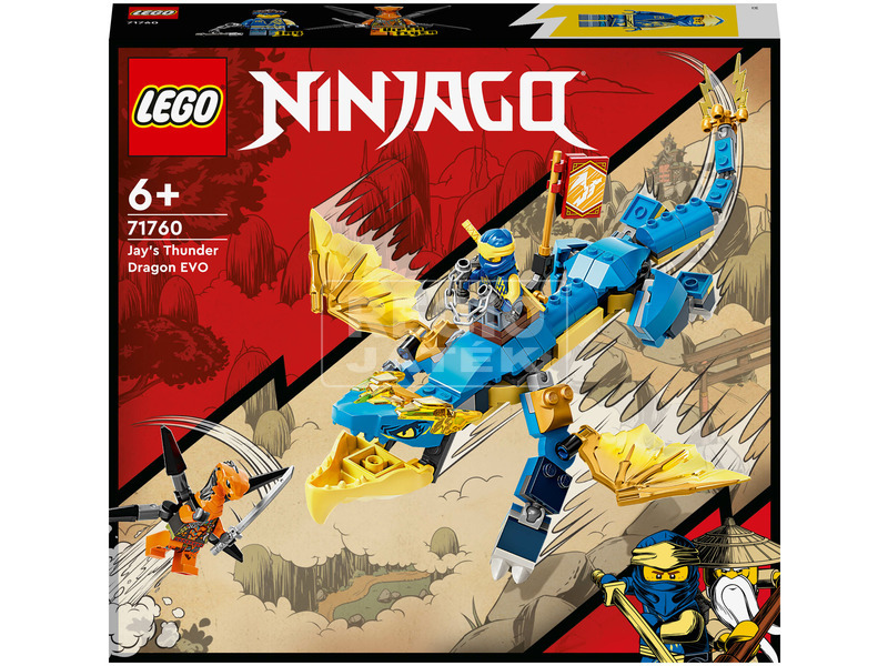 LEGO Ninjago 71760 Jay mennydörgő EVO sárkánya