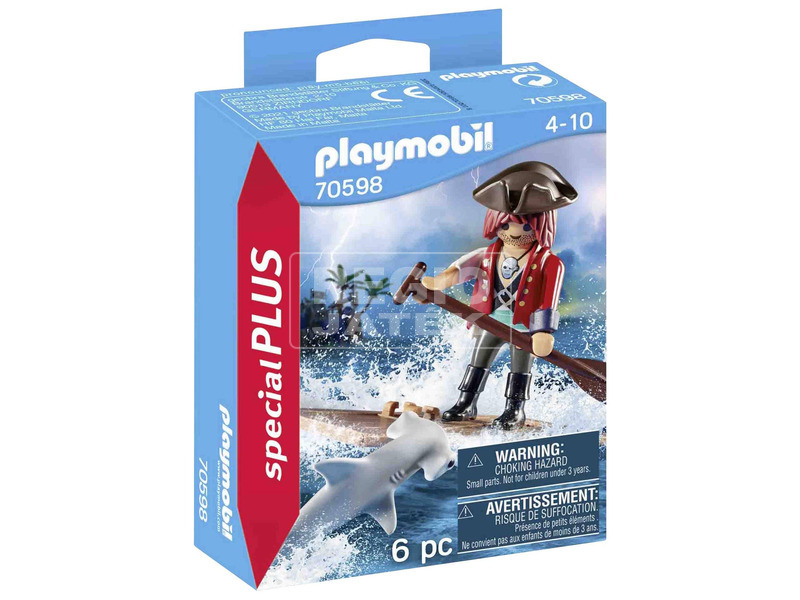 Playmobil: Kalóz tutajjal és pörölycápával