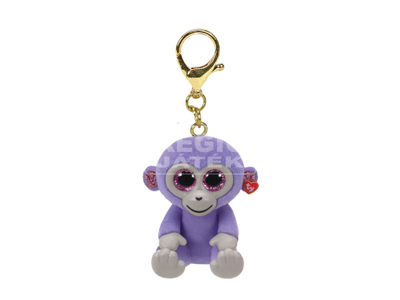 TY Mini Boos clip műanyag figura GRAPES lila majom