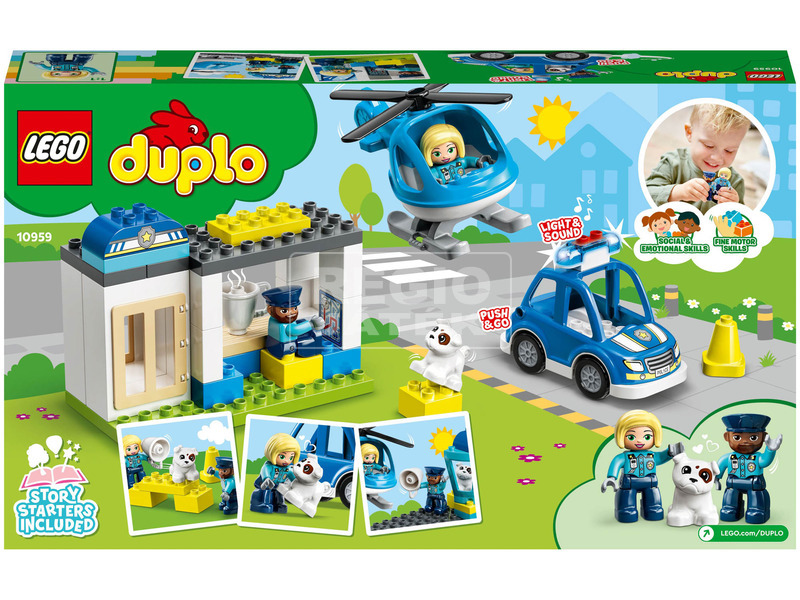 LEGO DUPLO Town 10959 Rendőrkapitányság és helikopter kép nagyítása