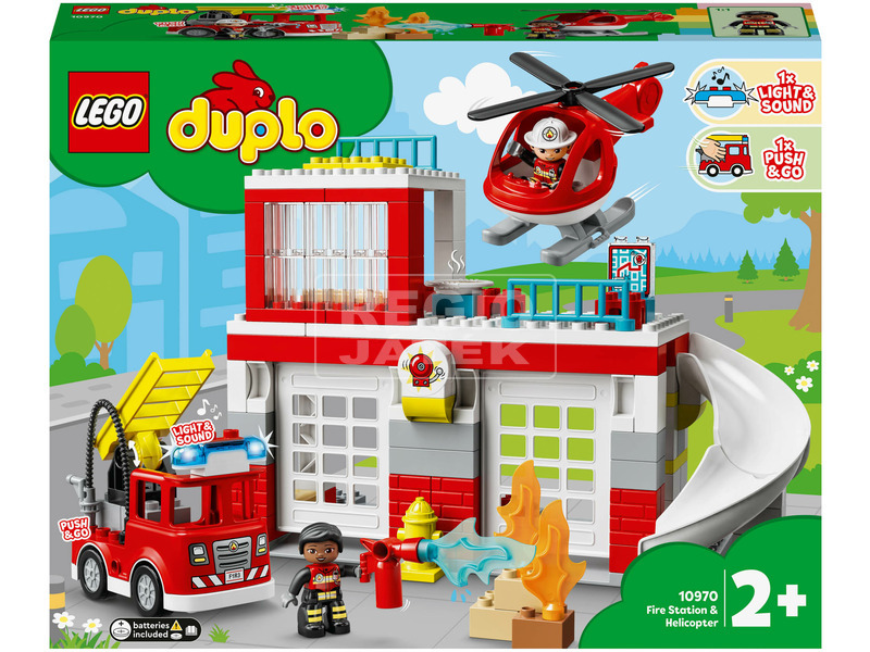 LEGO DUPLO Town 10970 Tűzoltóállomás és helikopter