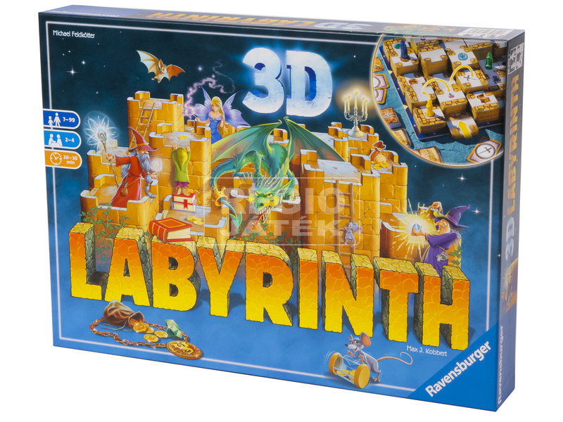Ravensburger: Labirintus 3D társasjáték kép nagyítása