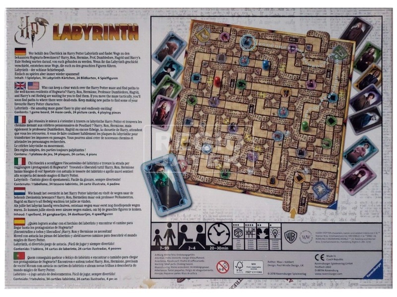 Ravensburger: Harry Potter Labirintus társasjáték kép nagyítása