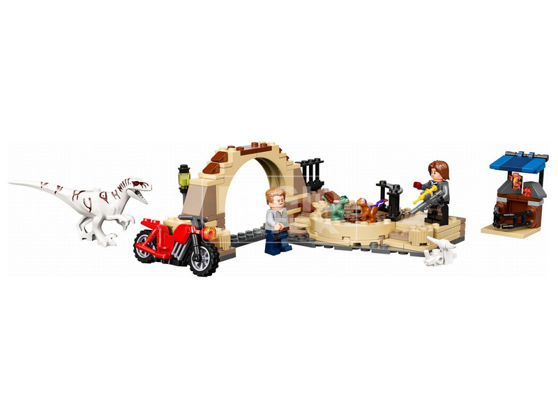 LEGO Jurassic World 76945 Atrociraptor dinoszaurusz: Motoros üldözés kép nagyítása