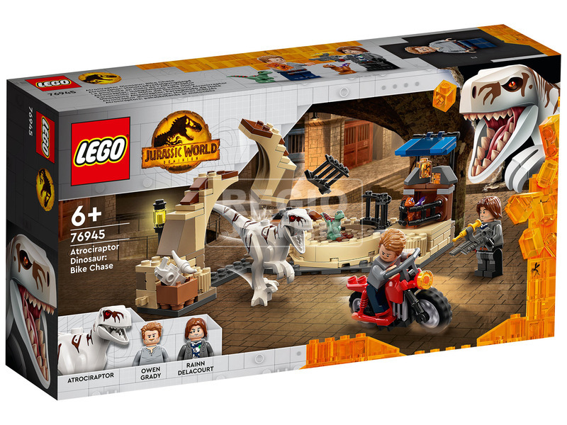 LEGO Jurassic World 76948 T-Rex és Atrociraptor dinoszaurusz szökése kép nagyítása