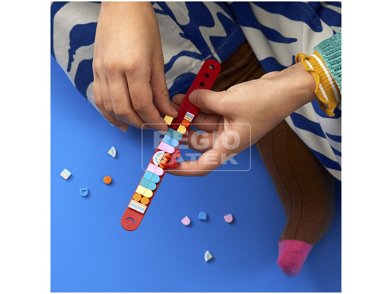 LEGO DOTS 41953 Szivárvány karkötő kiegészítőkkel kép nagyítása
