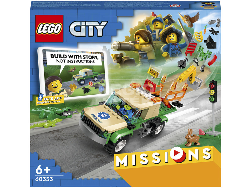 LEGO City Missions 60353 Vadállat mentő küldetések