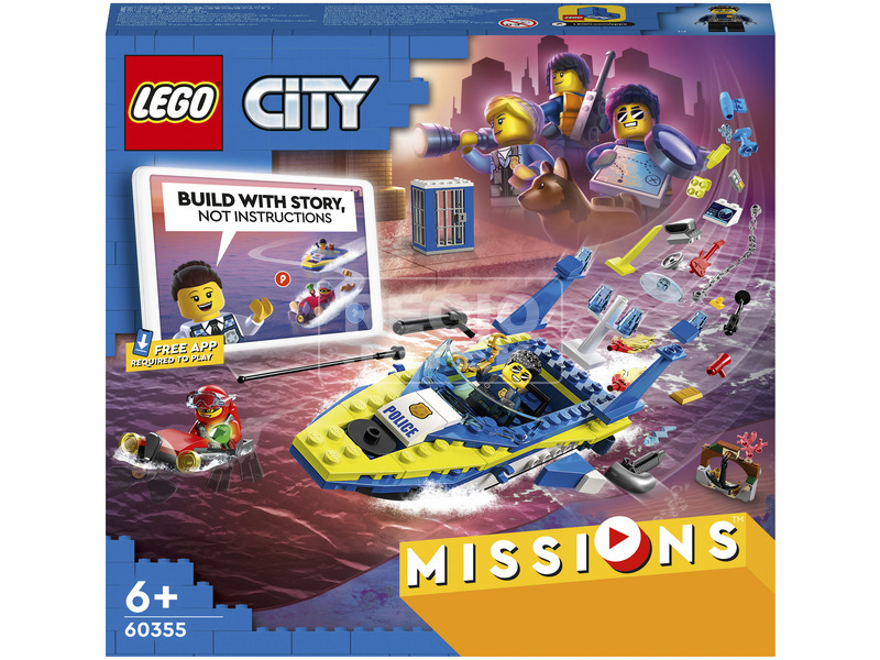 LEGO City Missions 60355 Vízirendőrség nyomozói küldetés