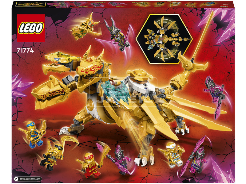LEGO Ninjago 71774 Lloyd ultra aranysárkánya kép nagyítása