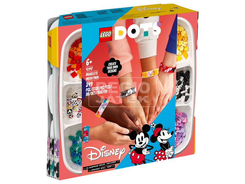 LEGO DOTS 41947 Mickey és barátai karkötők óriáscsomag
