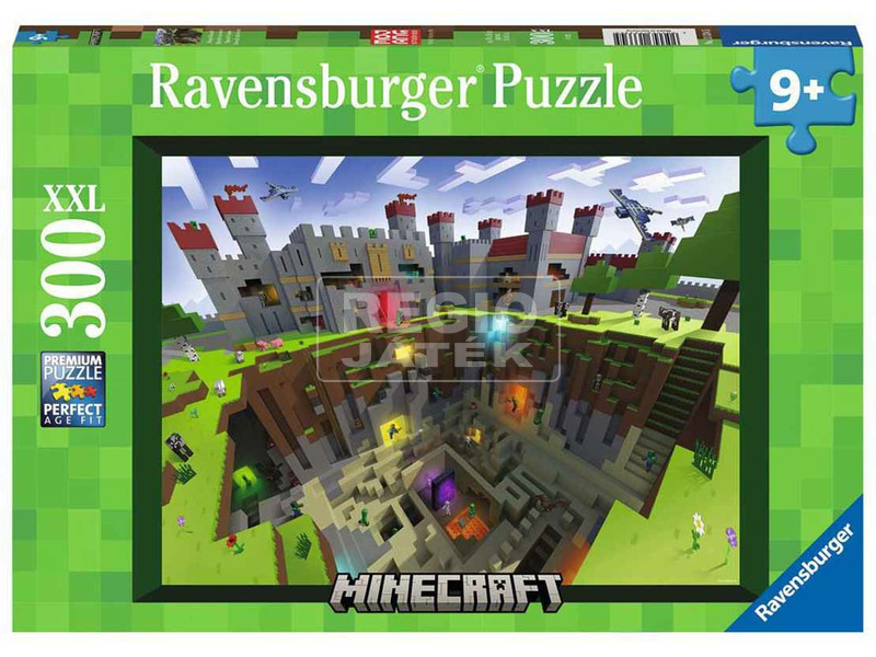 Puzzle 300 db - Minecraft Kivágás