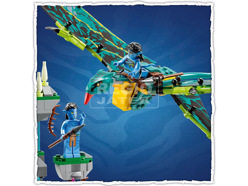 LEGO Avatar 75572 Jake és Neytiri első Banshee repülése kép nagyítása