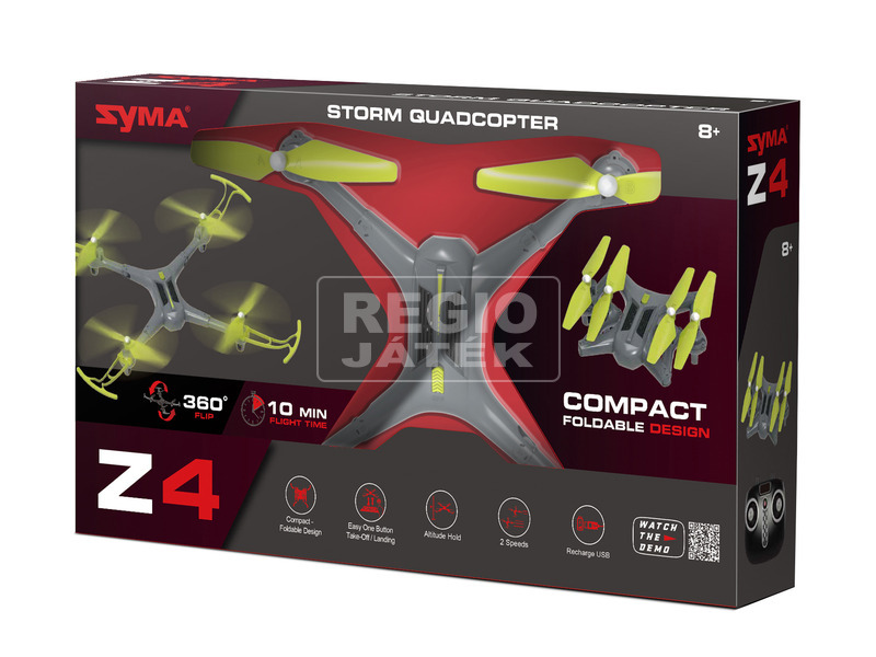 Syma Z4 Storm Quadcopter összehajtható drón kép nagyítása