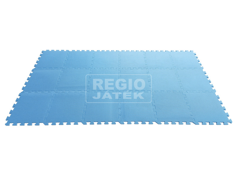 Kék tornaszőnyeg, 30x30 cm, 18 db /csomag