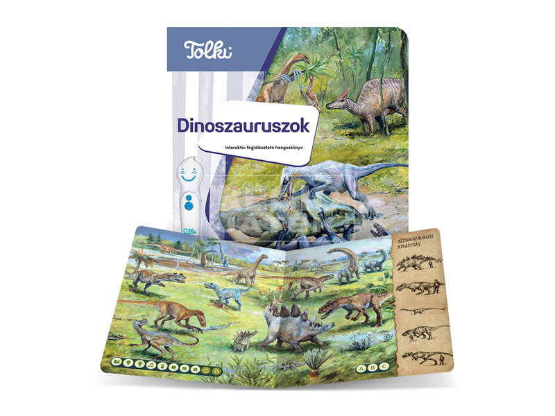 Tolki interaktív könyv - Dinoszauruszok kép nagyítása