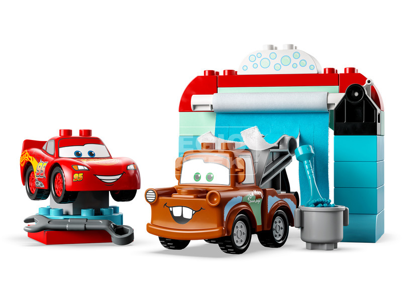 LEGO DUPLO Disney TM 10996 Villám McQueen és Matuka vidám autómosása kép nagyítása