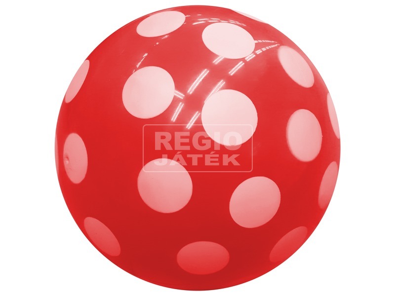 Pöttyös gumilabda 40 cm - többféle, fújatlan | REGIO JÁTÉK Webáruház