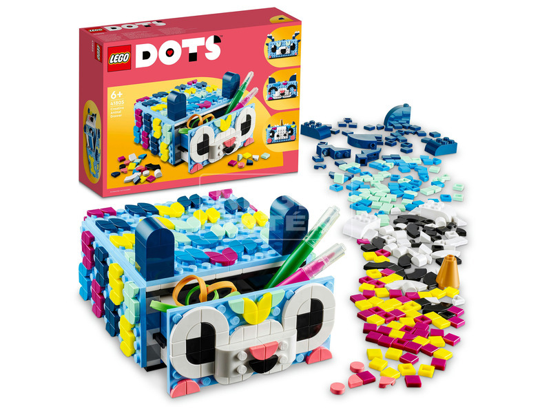 LEGO DOTS 41805 Kreatív állatos fiók kép nagyítása