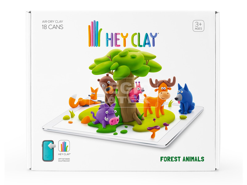 Hey Clay nagy szett erdei állatok kép nagyítása
