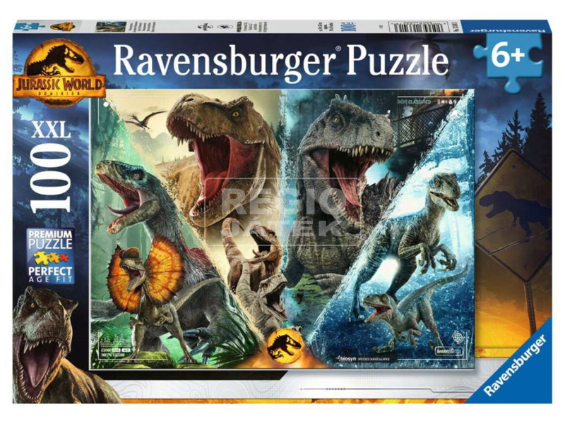 Ravensburger Puzzle 100 db - Jurassic world | REGIO JÁTÉK Webáruház