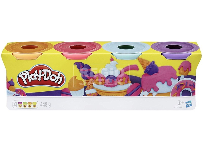 kép nagyítása Play-doh 4 tégelyes gyurma - klasszikus színek