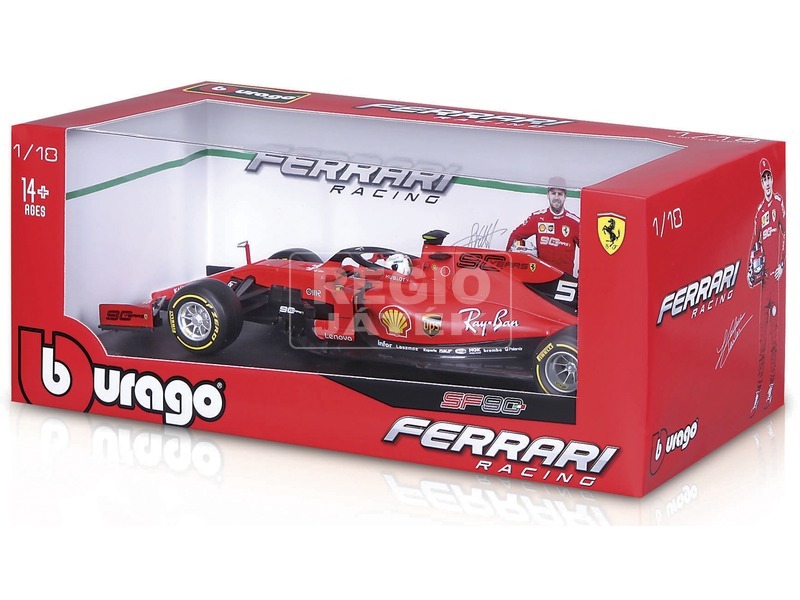 Bburago Ferrari SF90 versenyautó 1:18 kép nagyítása