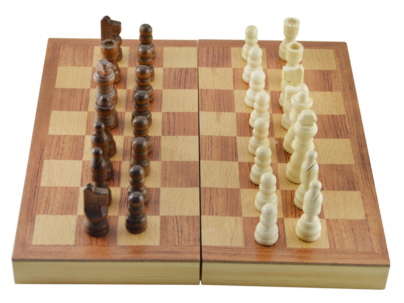 Fa sakk készlet - 27 cm