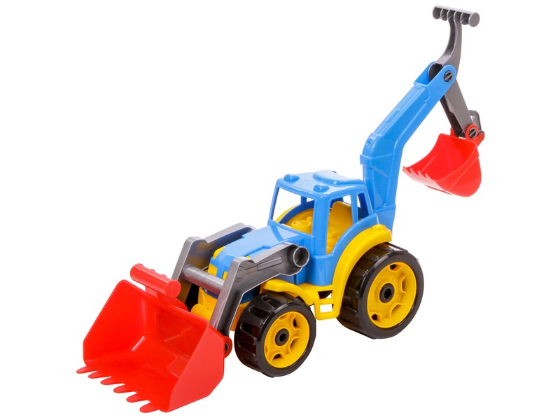 Műanyag traktor markolókkal - 50 cm, többféle kép nagyítása