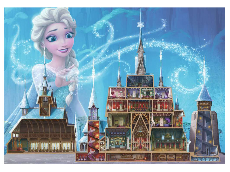 Ravensburger Puzzle 1000 db - Disney kastély Elza kép nagyítása